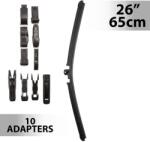 Carguard Ablaktörlő 26"/65 cm - 10 db adapterrel (55746N)