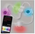 EMOS GoSmart LED reflektor - 85 cm-es lánc, 4 rész, 7 W, RGBIC+CCT, dimmelhető, WiFi (ZIW154R)