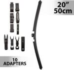Carguard Ablaktörlő 20"/50 cm - 10 db adapterrel (55740N)