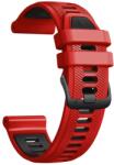  SPORTY Cserélhető szilikon szíj Garmin Forerunner 965 piros