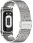  MILANESE Fém szíj Fitbit Charge 6 / Charge 5 ezüst színű