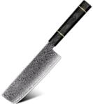  TS-37450 damaszk konyhakés - Nakiri/Fekete