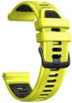  SPORTY Cserélhető szilikon szíj Garmin Forerunner 965 sárga