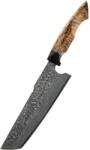  Damaskus konyhai kés Yunari - Nakiri / Barna