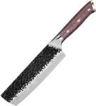 HARAHU Cuțit de bucătărie damasc TE-37523 - Nakiri / Maro KP37523