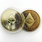 HARAHU Monedă Ethereum Classic - Aurie KP13406 Moneda