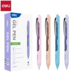 Deli Zselés toll 0, 5 mm kék írásszín többféle színű tolltest Deli 1 db (G110-BL)