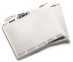 DURABLE Betétlap, 200x37 mm, DURABLE, fehér - 60 lap (DB809902)
