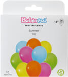 Balonevi Latex lufi 12", 30cm 10db vegyes színek, Summer (LUFI190468)
