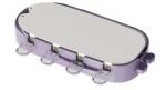 Cyrax Forma pentru inghetata Cyrax, 21 x 12.8 x 3cm mov (125162)