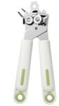 Cyrax Desfacator de Conserve 3 in 1, Maner Anti alunecare 21.5 x 4.7 cm Alb (133125)