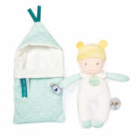 Doudou Bebelus din plus infasat 20 cm bleu (JJ6007/bleu) Papusa