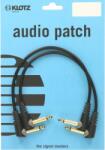 KLOTZ Set de cabluri patch asimetrice Klotz cu conector Jack - 0, 15m (AU-AJJ0015)