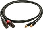 KLOTZ Cablu Klotz RCA - XLR mum cu contacte placate cu aur - 3m (AL-RF0300)