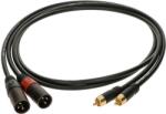 KLOTZ Cablu Klotz RCA - XLR dome cu contacte placate cu aur - 1, 5m (AL-RM0150)