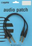 KLOTZ Set de cablu patch simetric Klotz cu jack - 0, 6m (AB-JJ0060)