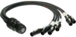 KLOTZ Fanout de alimentare multicore cu 6 pini Klotz, RMP419AR - 6 x powerCON TRUE1, compatibil Socapex - 1m (LT-I20016)