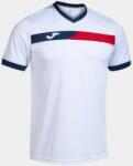 Joma Court Short Sleeve T-Shirt White Red / fehér / ffi pólóing (SZ/103212.206)
