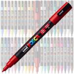 uni Marker UNI Posca PC-3M, varf rotund, 0.9-1.3mm Rosu (M197)