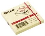 Fornax Notes adeziv 75x75mm 100 file Fornax galben (FOR0001)