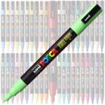 uni Marker UNI Posca PC-3M, varf rotund, 0.9-1.3mm Verde deschis (M295)