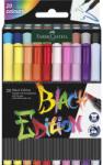 Faber-Castell Brush Pens Black Edition Set 20 Culori Faber-Castell (FC116452)