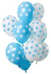 PentaCom Set 12 Baloane Latex Alb Albastru 30 cm (3-68841)