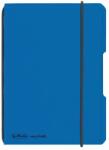 Herlitz Caiet My. Book Flex A6 40f Dictando Albastru Deschis Transparent Cu Logo Negru (9469390)
