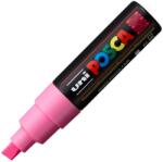 uni Marker UNI Posca PC-8K, varf tesit, 8.0mm Roz fluorescent (M649)