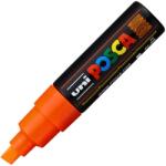 uni Marker UNI Posca PC-8K, varf tesit, 8.0mm Portocaliu fluorescent (M647)