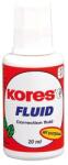 Kores Fluid corector cu pensula pe baza solvent Kores (K00021)