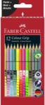 Faber-Castell Creioane Colorate 12 Culori Speciale Grip Faber-Castell (FC201569)