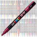uni Marker UNI Posca PC-3M, varf rotund, 0.9-1.3mm Grena (M627)