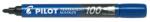 Pilot Marker permanent Pilot P100 1.0 mm varf rotund cu culoare Albastru (PSCA-100-L)