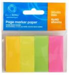 BlueRing PageMarker 4x40 file 20x50mm neon BlueRing (JJ503330N)