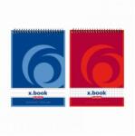 Herlitz Bloc notes A6, 50f, patratele, cu spirala - X. Book (0110635)