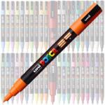 uni Marker UNI Posca PC-3M, varf rotund, 0.9-1.3mm Portocaliu (M860)