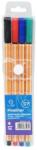 BLUERING Fineliner Set 4 culori 0.4mm BlueRing (2013564)