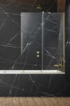 Radaway Paravan cada glisant, 170x150 cm, auriu periat, orientare stanga, Radaway Furo (10109888-99-01L, 10112844-01-0)