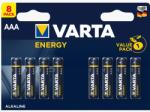 VARTA AAA alkáli elem, 8 db