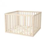 Timba 1 fa járóka 100x100-as fix kivehető pálcás borostyán