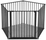 Babydan Park a kid járóka és térkorlát matraccal 360cm fekete bd67116-2600-1300-10