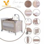 Cangaroo Once upon3 utazóágy 2 szintes zenélő játékkal, pelenkázós bézs