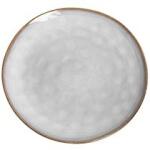  IRIS kerámia tányér krém 21, 4x2, 7cm (QX_IMPEX_KFT_171180) (QX_IMPEX_KFT_171180)