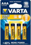 VARTA Elem, AAA mikro, 4 db, VARTA "Longlife (corVELEAAA4)