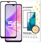 Wozinsky 9H teljes képernyős edzett üveg Oppo A77 4G / A57 4G / A57s / A57e keretes tokkal barátságos fekete