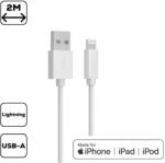 Cellect iPhone Lightning USB adat 2m, töltőkábel (MDCU-IPH-MFI2-W)