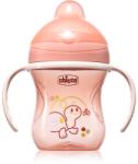 Chicco Training Cup 6m+ gyakorlóbögre fogantyúval Pink