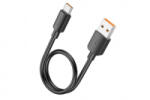 hoco. X96 Hyper USB Type-C kábel 100W 25cm fekete (PM037618) (PM037618)