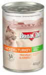 BonaCibo Canned Cat Chicken Turkey 400g